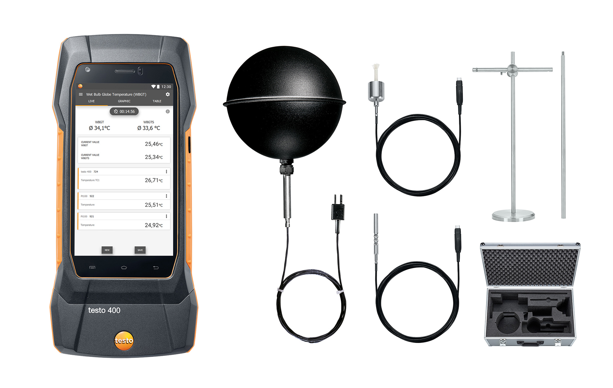 マルチ環境計測器『testo 400 WBGTプローブセット』