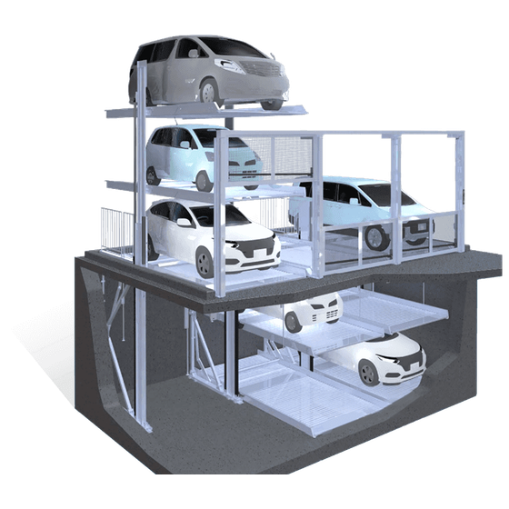 二宮産業株式会社機械式駐車装置『パークエース　NLG6A-3』.png