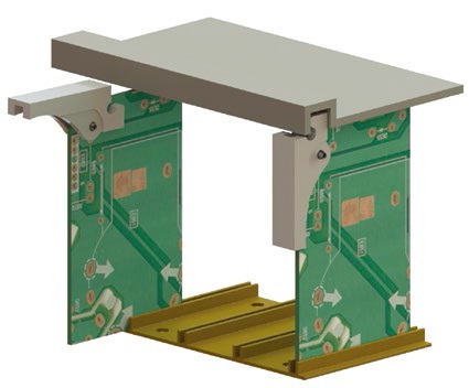 確実な固定スムーズな取り外し電子部品 「カードガイド＆プーラー」