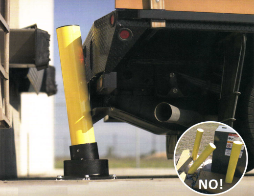 スチール製ポール『SOFTSTOP』