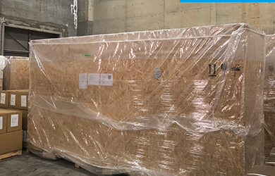 [倉庫/保管]　”重量のある大型商品のスポット保管”提案事例