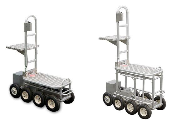 ハウス内電動作業台車