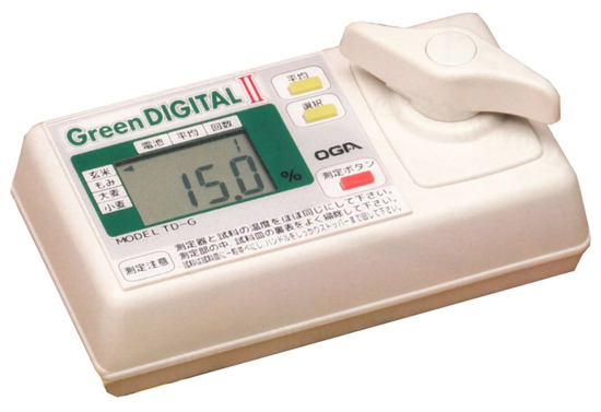 デジタル米麦水分測定器『グリーンデジタルII TD-G』