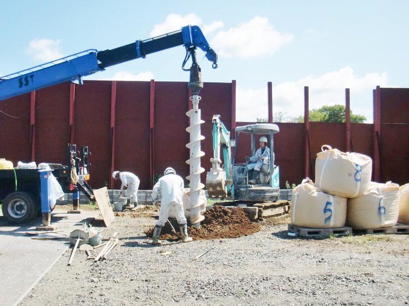 柱状地盤改良「SST工法」