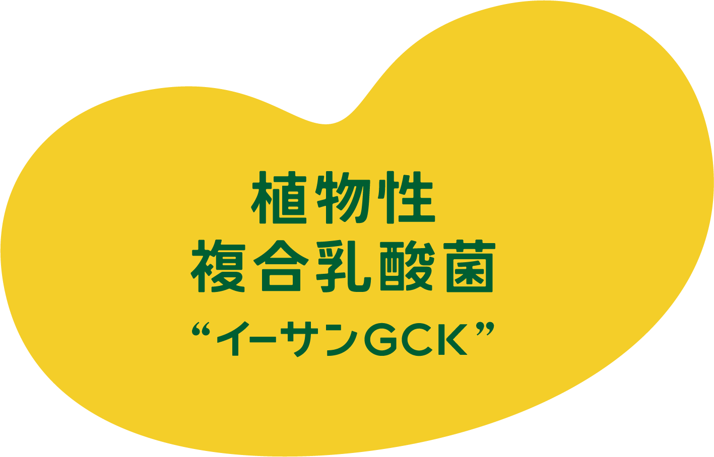 植物性複合乳酸菌群／酵母類『イーサンGCK』