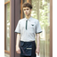ポケットチーフ風！クリーンスタッフ　ビルメンテナンス　制服