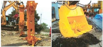 地盤改良工法『SCM工法』