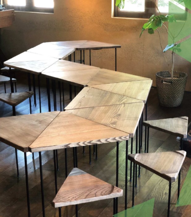 マルチテーブル・スツール『WOM』