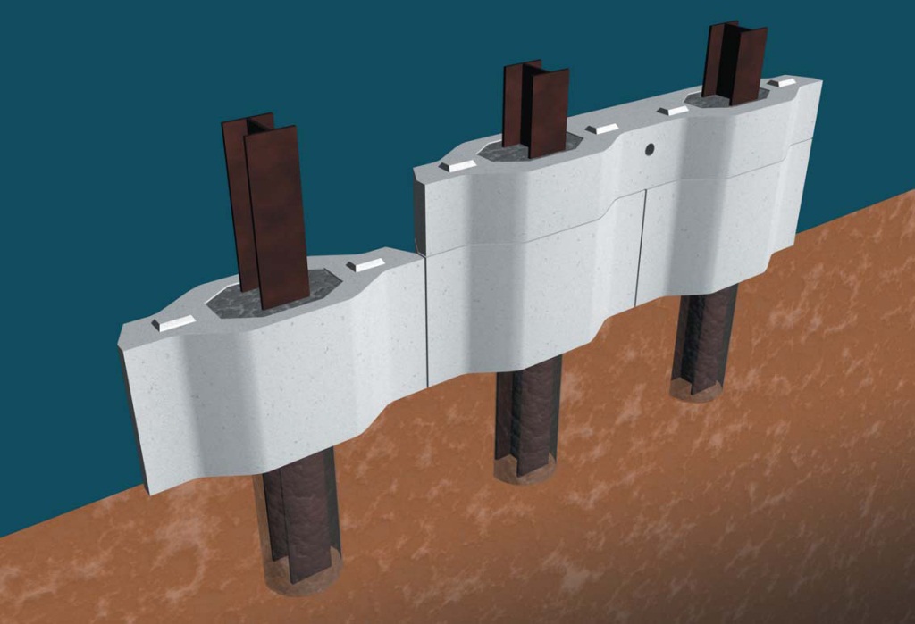 親杭パネル壁工法