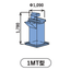 Tank with mixer (processing)