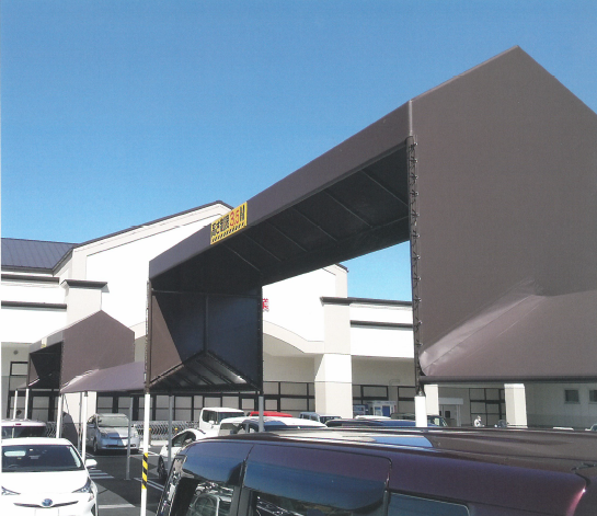 【商業向けテント】通路・駐車場テント