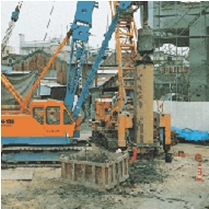 オールケーシング工法【揺動式オールケーシング工法(ベノト工法)】