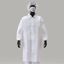 Stain Prevention | AZ CLEAN1302 White Coat 3-Piece Set with Hook and Loop Fastener