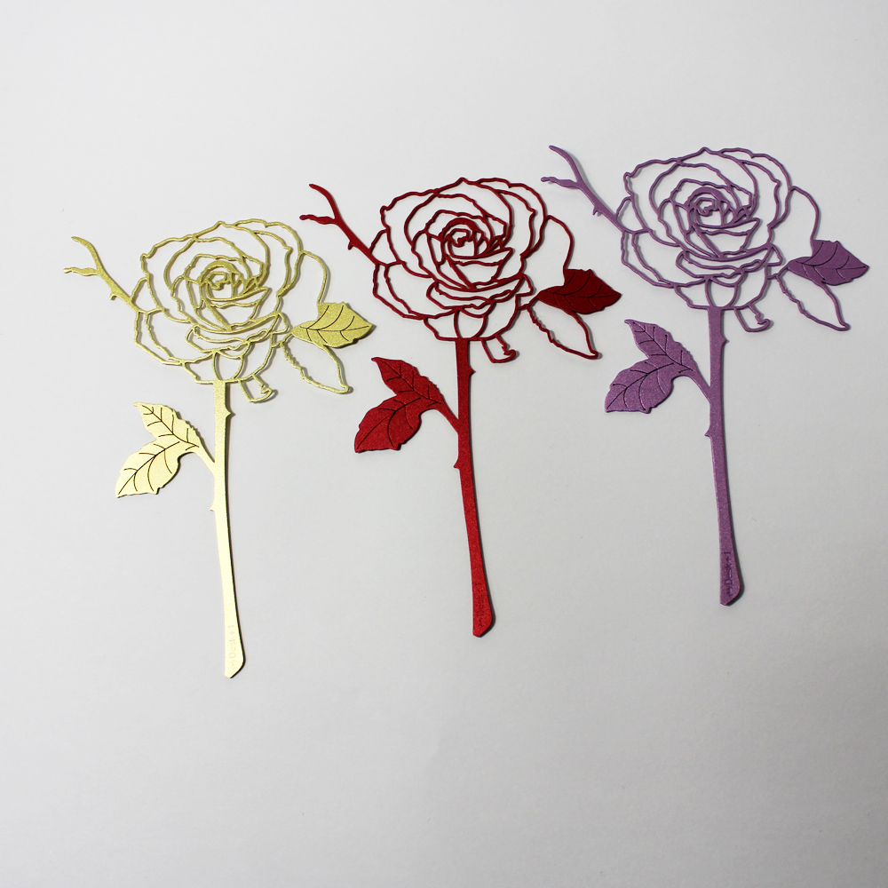 バラ形のブックマーク