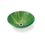 強化ガラス製洗面ボウルAQUA　グリーン
