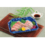 Sashimi tray plastic food container (SF Sashimi Series 60) that enhances appeal.