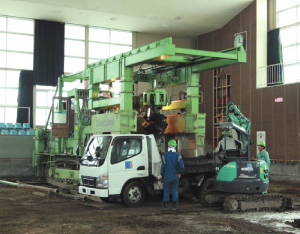 山本基礎工業株式会社 工法紹介　低空頭スライド工法