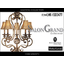 Chandelier with 5 lights / Stylish antique design