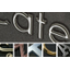 Cut letters "ABS Letter Type 1" [Weather resistance equal to or greater than stainless steel]