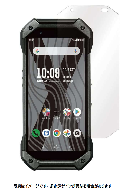 【美品】simフリー　京セラ TORQUE 5G KYG01 128GB ☆【43390WM】 完動品 au KYG01 京セラ TORQUE 5G ブラック SIMロック