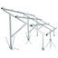 [Solar Power Generation System Mount] For single and double vertical solar power generation panels.
