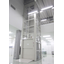 [Simple Lift Installation Example] <Installation of Freight Lift> Elevating produced parts.