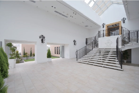 【イスターカーテン施工事例】ブライダル施設