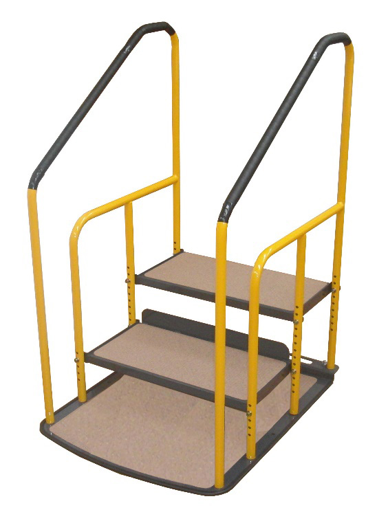 段差解消用　踏台付手すり『すいすい手すり』