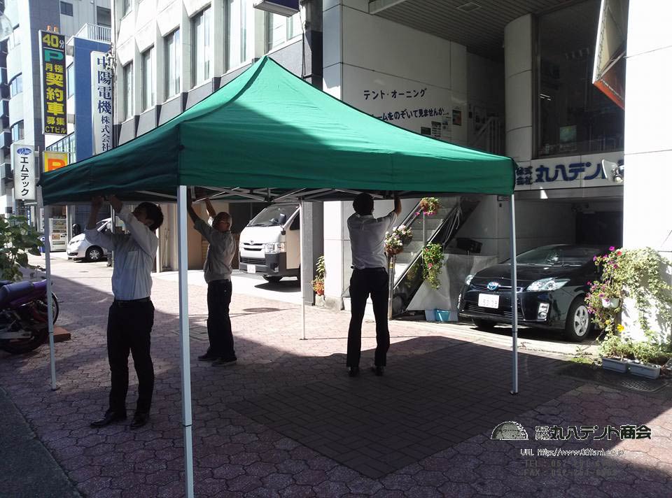 簡易式テント ワンタッチテント 【簡単に設営可能！】