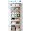 [Storage Renovation] Sanitary Room Storage Plan (1) Shelf