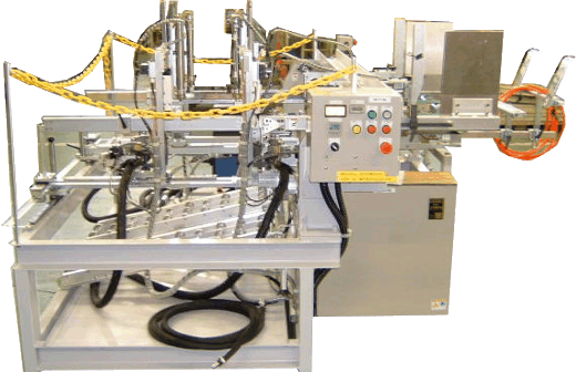 【大幅コストダウンを実現】４コーナーグルーマシン製函装置