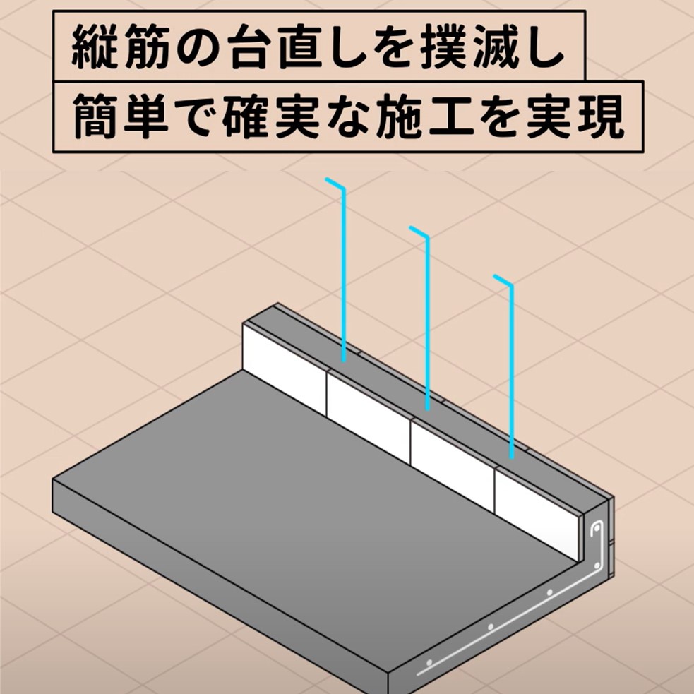 ブロック塀の耐震性能を上げる！『あんしんブロック塀基礎』 太陽エコ