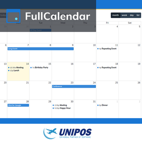 FullCalendar - Webカレンダーライブラリ