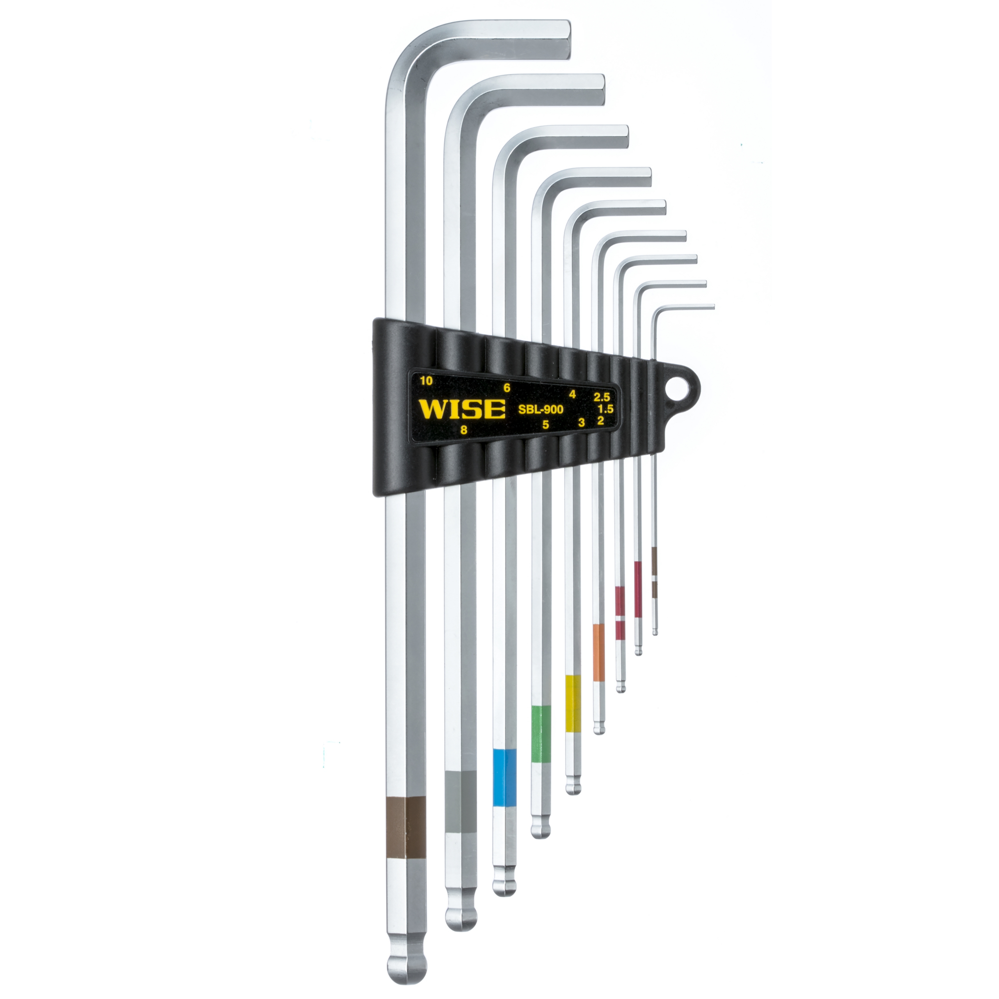 ボールポイント六角棒レンチ 9本セット(ロング)