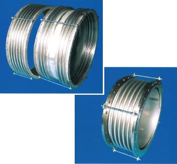 【超低反力ベローズ】　金属製伸縮管継手