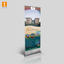 Roll-up banner stand