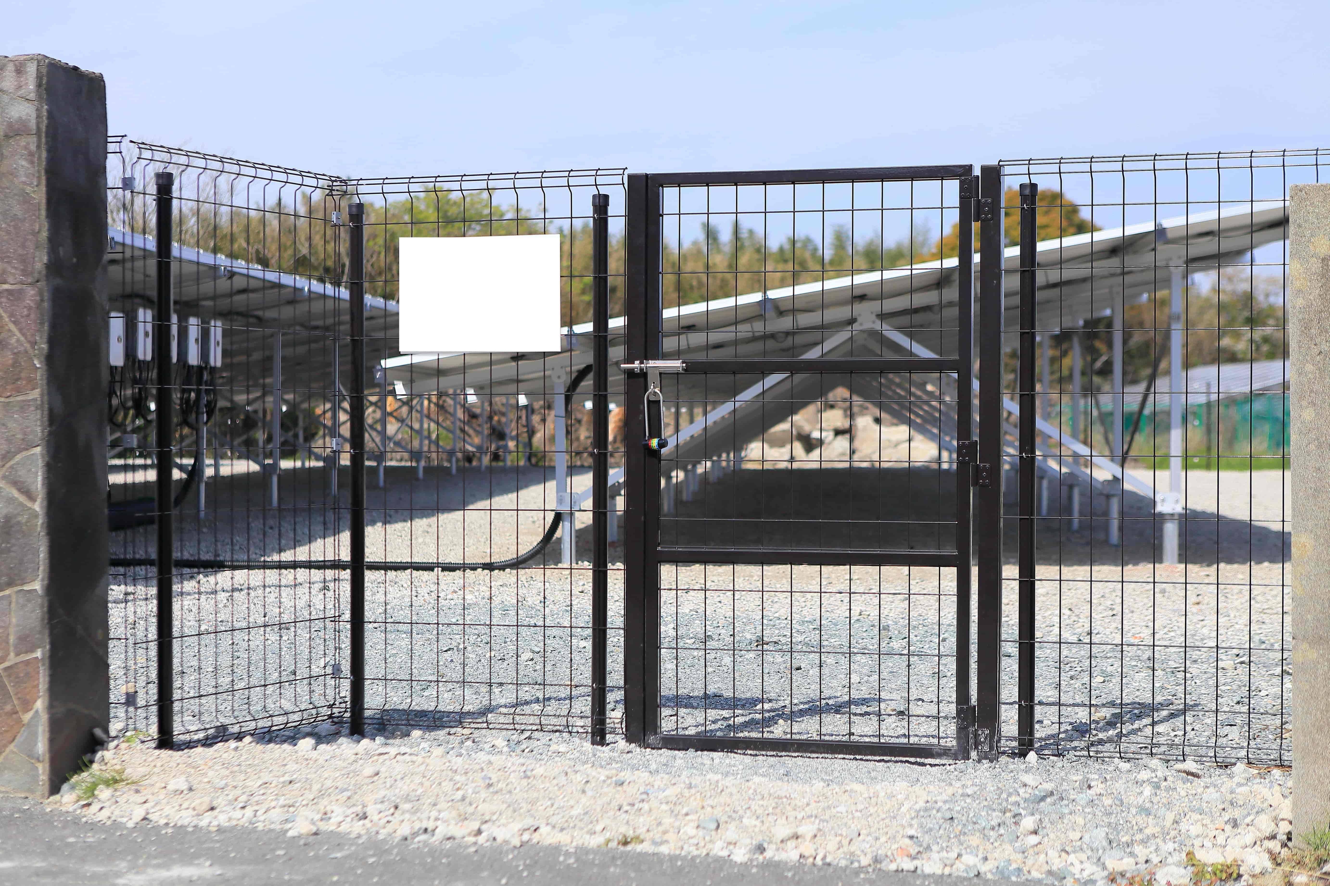 片開き門扉【まもるくん半円・三角用】