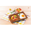 Tape fastening simplification and resource-saving plastic food container (CBFN lunch)