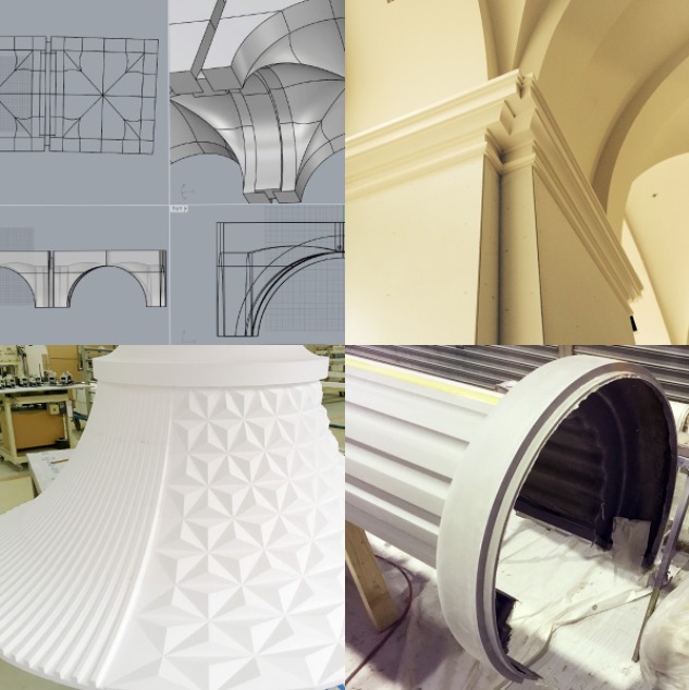「不燃装飾造形　製作施工」