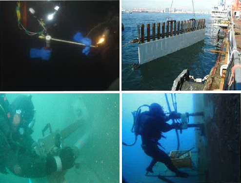 水中工事／型枠・コア穿孔・切断・溶接・調査・その他