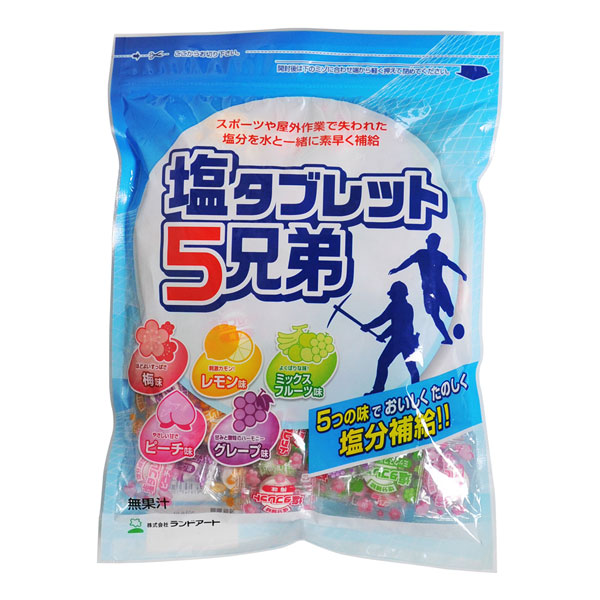 塩タブレット５兄弟530ｇ袋入