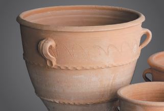 コレクター収集品　ギリシャ文明　テラコッタ Terracotta head of a woman, probably a sphinx - Greek - Archaic
