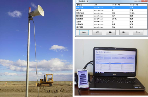 気象注意喚起伝達システム　canary