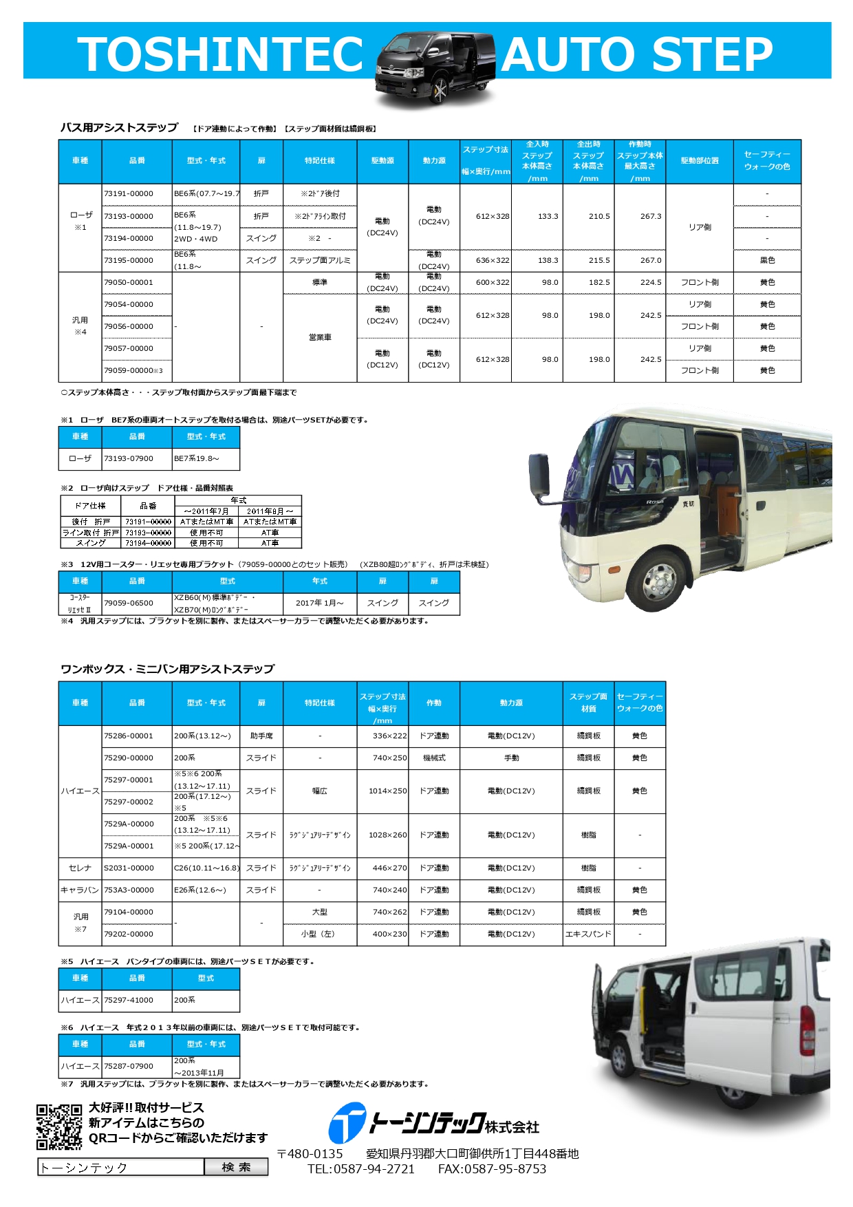 アシストステップ 製品一覧