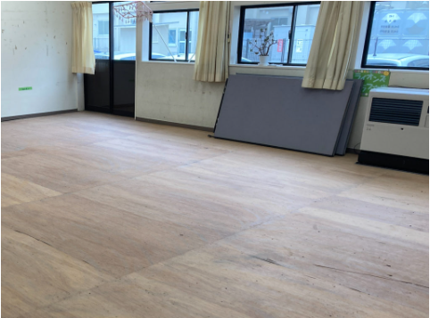 【施工事例】小学校：土間床沈下修正工事