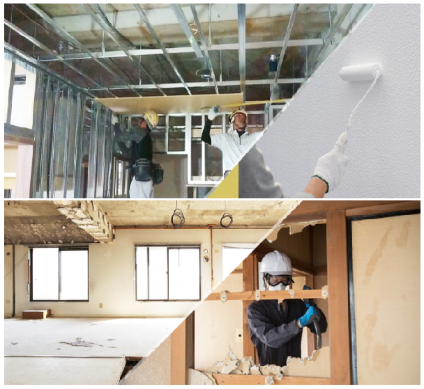 内装仕上げ・塗装工事