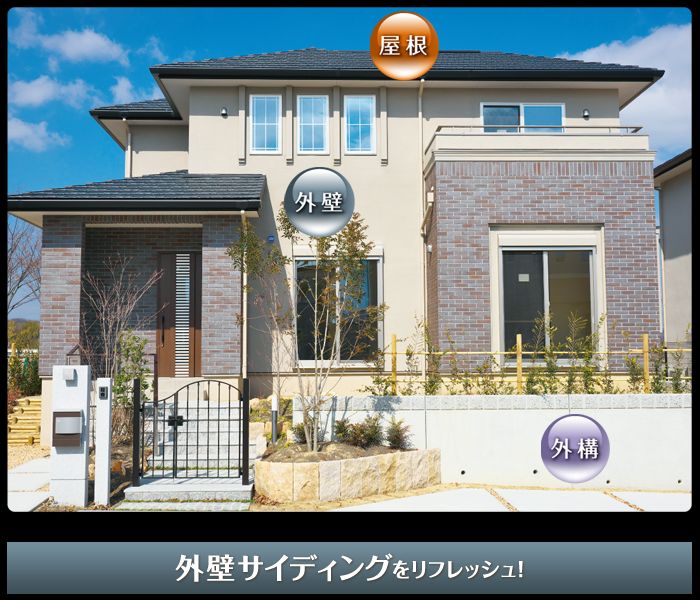 サイディングボード専用塗替仕上塗材【※耐候性、防カビ！】