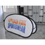Hop-up banner, outdoor sports viewing, freestanding banner