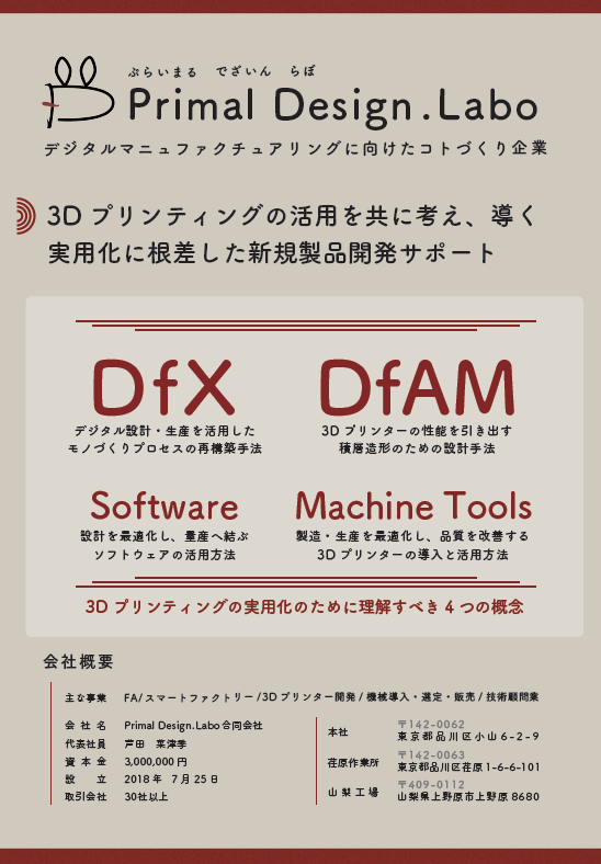 【資料】3Dプリンティングの実用化のために理解すべき4つの概念