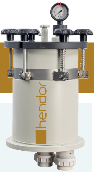 耐圧性・耐薬品性を兼ね備える！カートリッジ フィルターチャンバー